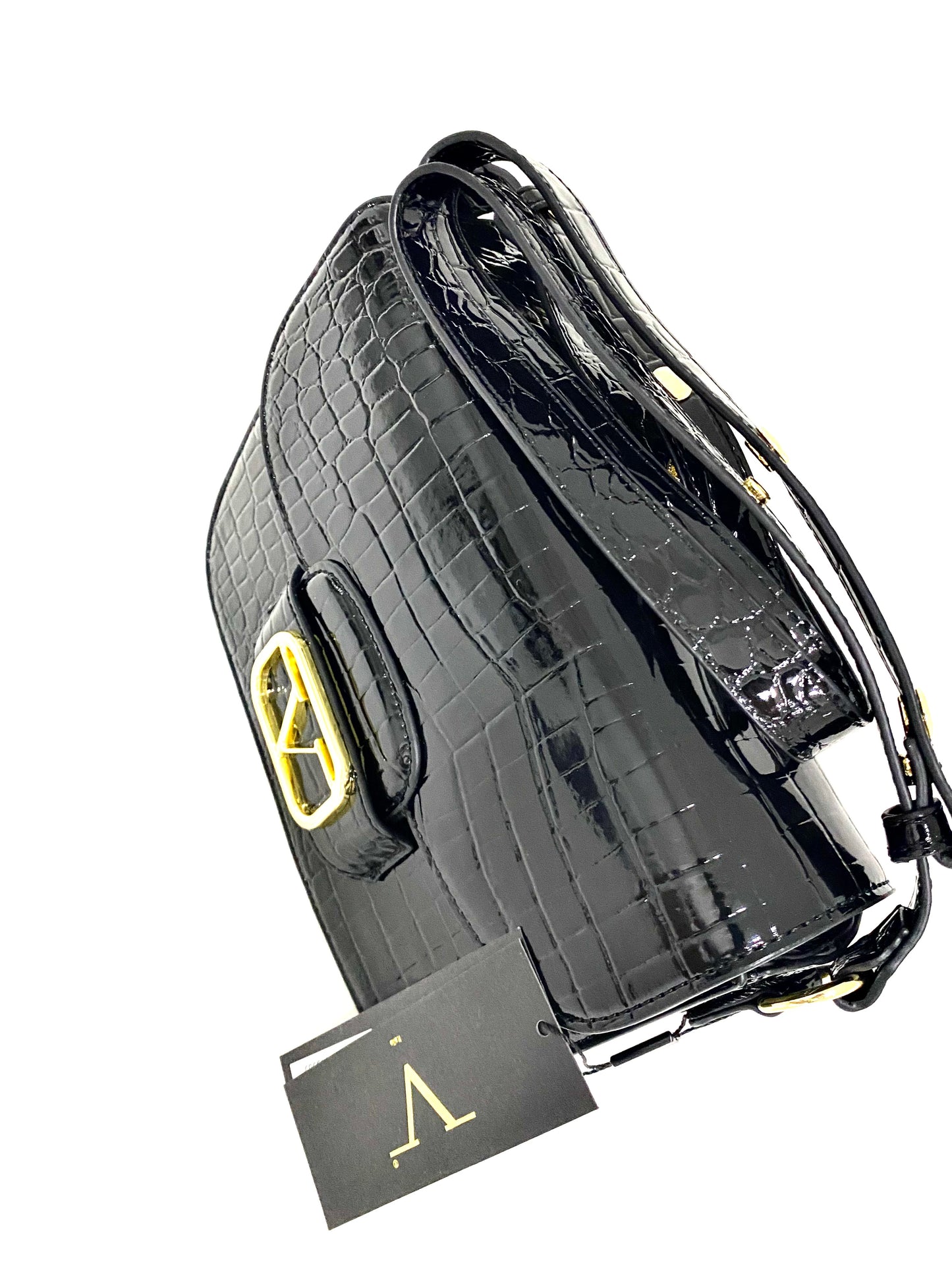 Borsa Varsace in Pelle Stampa Cocco – Eleganza e Stile senza Tempo