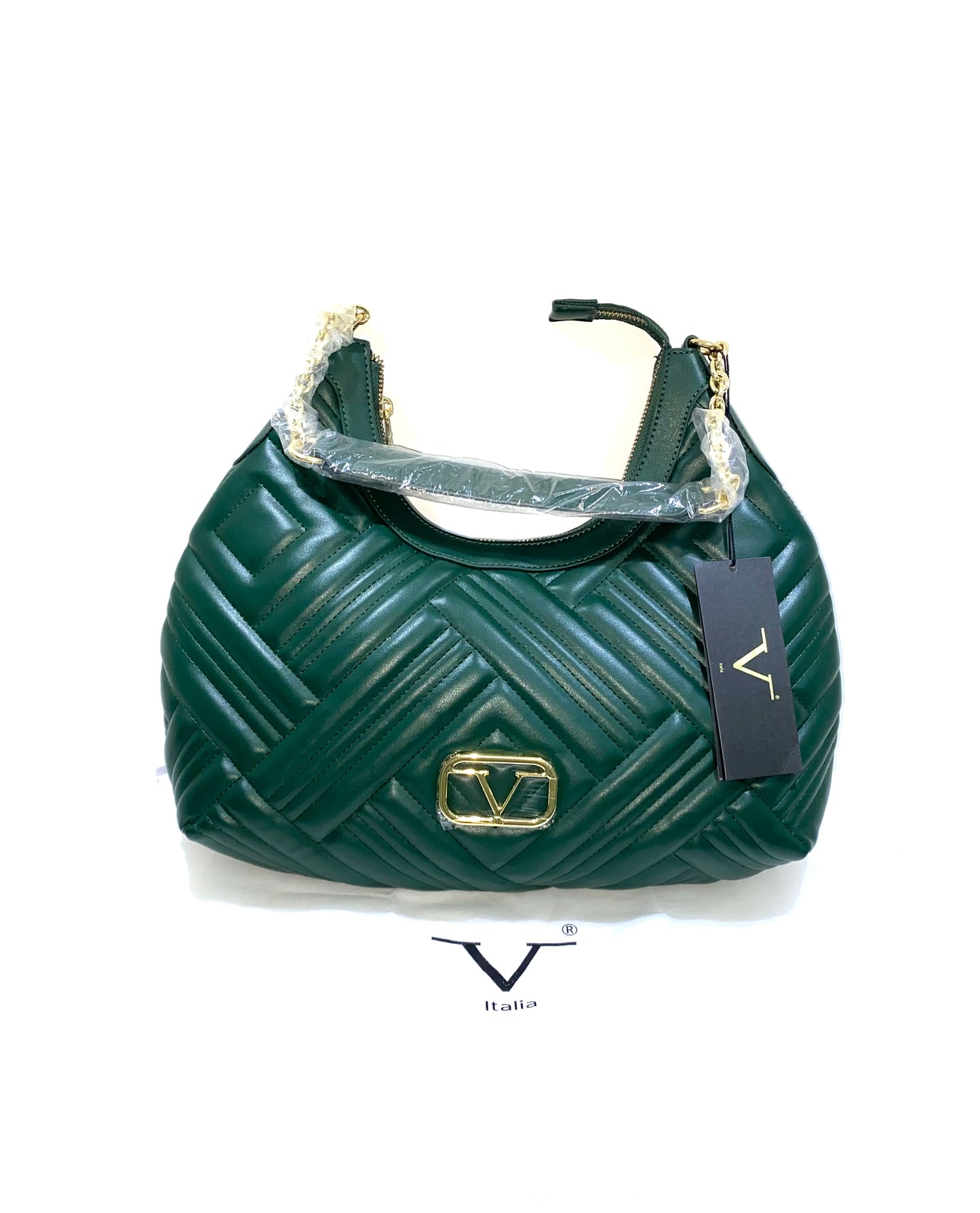 💚 Borsa a Mano Trapuntata Verde – Eleganza e Stile Unico 💚