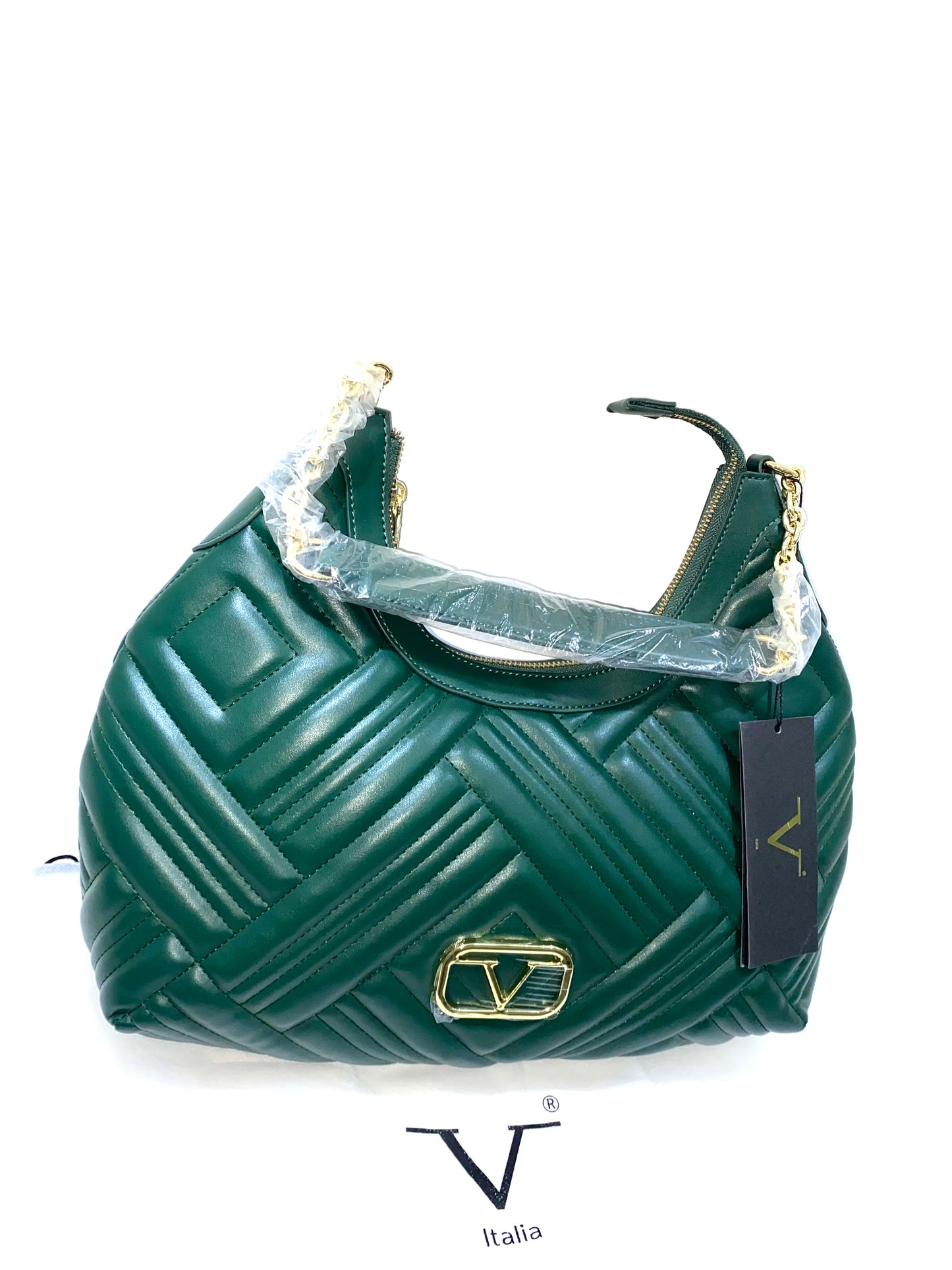 💚 Borsa a Mano Trapuntata Verde – Eleganza e Stile Unico 💚